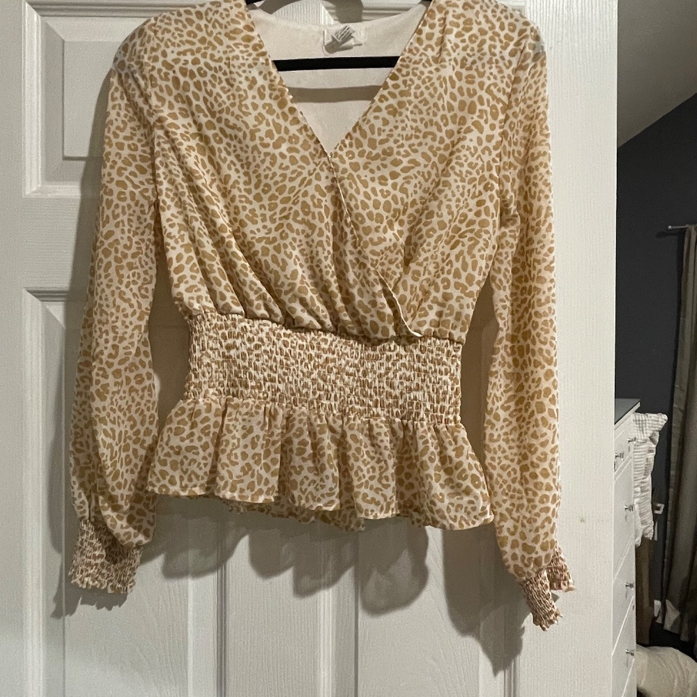 Animal Print Blouse